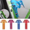 2Pcs Aluminum Alloy Bike Bicycle Water Bottle Holder Cage Screw Bolts M5x12mm Stainless Steel Screw Durable Bike Accessory