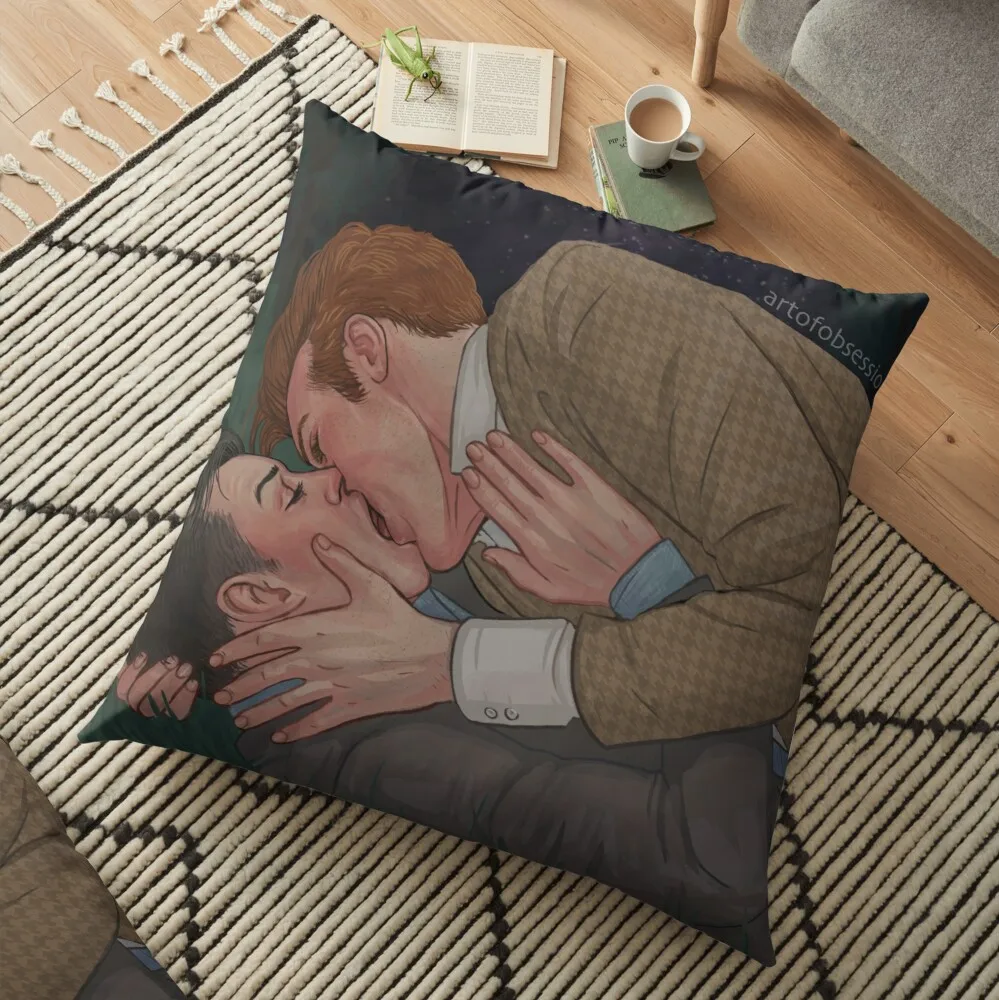 

Park Night Kisses- i&m AU Floor Pillow Decorative Sofa Cushion