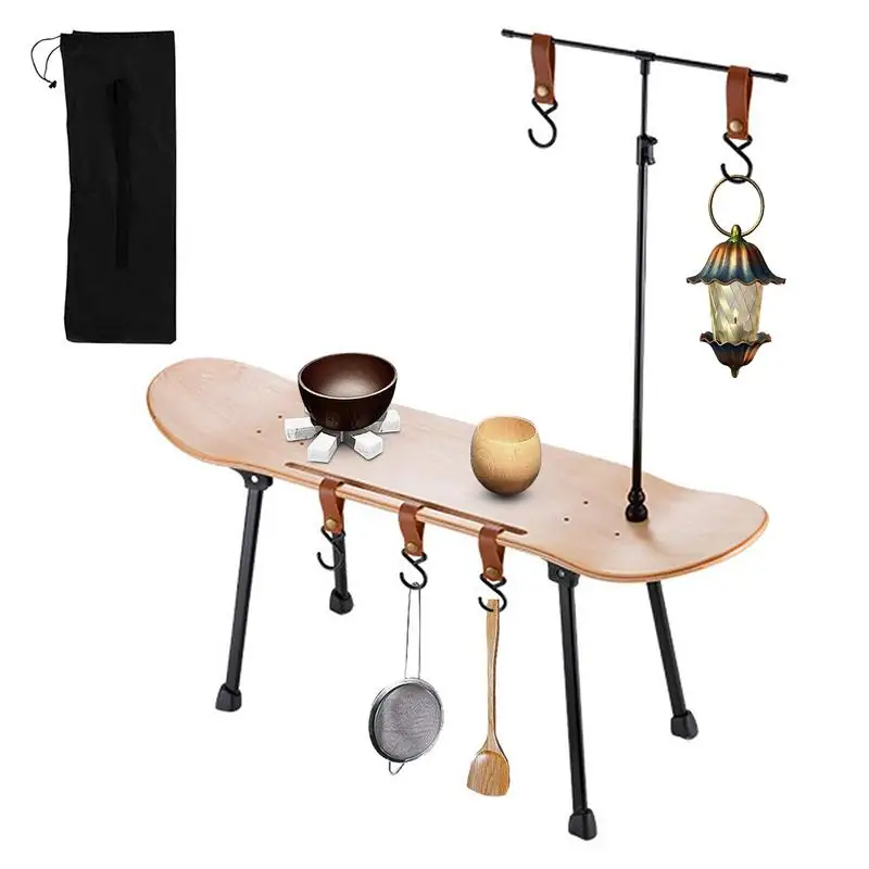 

Складной стол для кемпинга, скейтборда, с планшетом, для путешествий, портативный уличный журнальный столик, гламурный стол для кемпинга