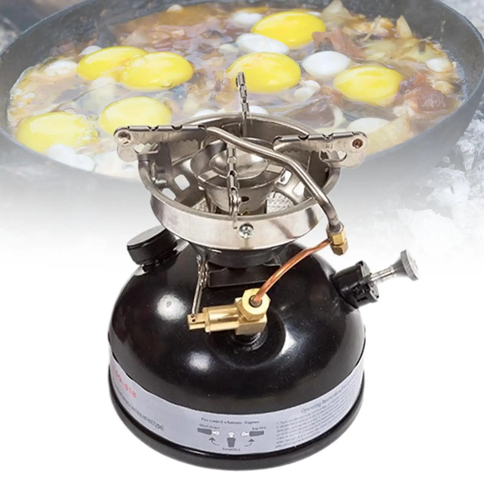 Alcohol Stove Mini Kettle Stove Sturdy Alcohol Burner for Hiking BBQ Camping