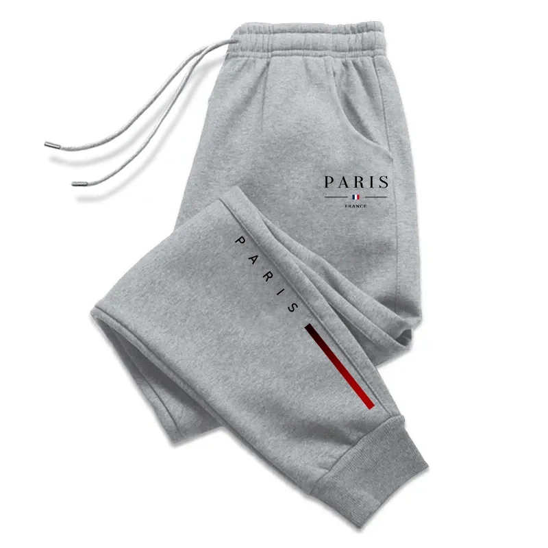 2025 New Arrival Paris Printed Sweatpants for Men High Grade Male Home Outdoor Casual Sports Jogger Pants Urban Fashion Trousers 4