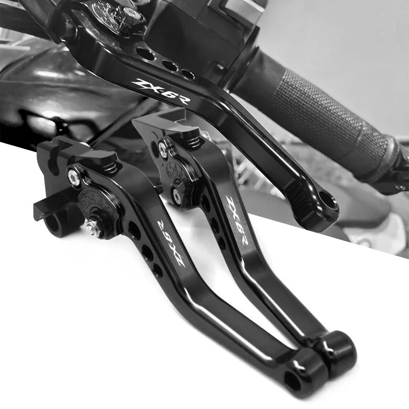 

Аксессуары для мотоциклов Kawasaki ZX 636 ZX 6R ZX636 2000-2004 ZX6R 2000-2016 CNC Регулируемые Рычаги сцепления тормозной ручки
