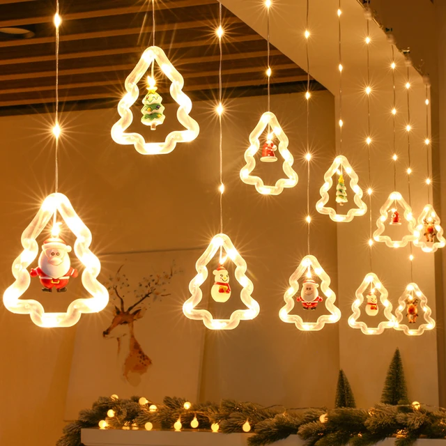 Guirlande lumineuse de Noël， lumières décoratives de Noël USB