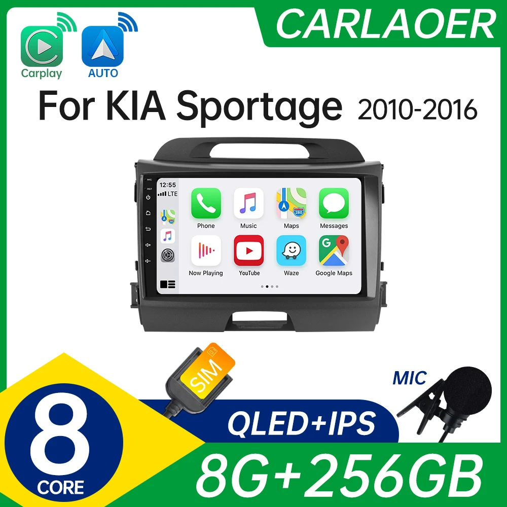 KIA Sportage 2010 2011 2012 2013 2014 2015 2016 2Din 자동차 안드로이드 라디오 멀티미디어 플레이어 2 Din Autoradio 비디오 GPS Navi WiFi
