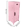 Cute Makeup Storage Cabinet Organizer Box w/lock Cosmetics Display Rack Makeup Brush lipstick for Girl Cabinet Home Bathroom 2