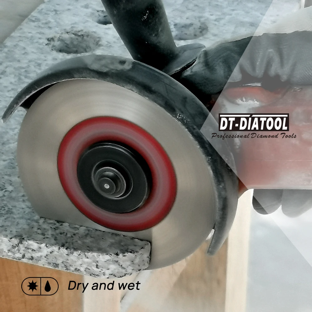 DT-DIATOOL 1 Stück Diamant-Sägeblatt Schleifscheibe für Keramik, Porzellan, Fliesen und Marmor Präzisionsschneidscheibe