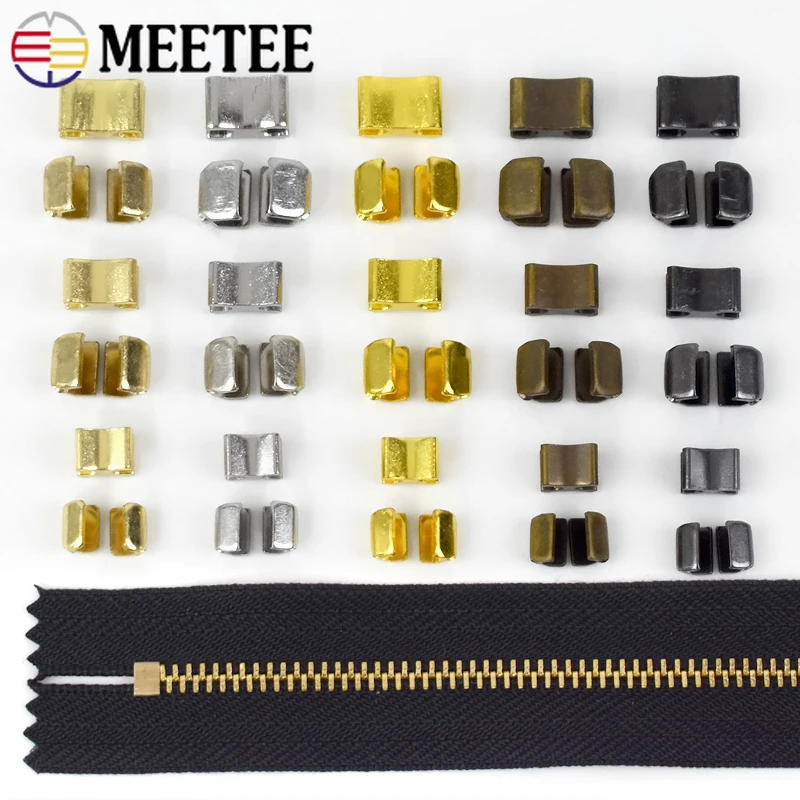 

Металлическая застежка-молния Meetee для 3 #/5 #/8 #/10 #, 50/100 комплектов