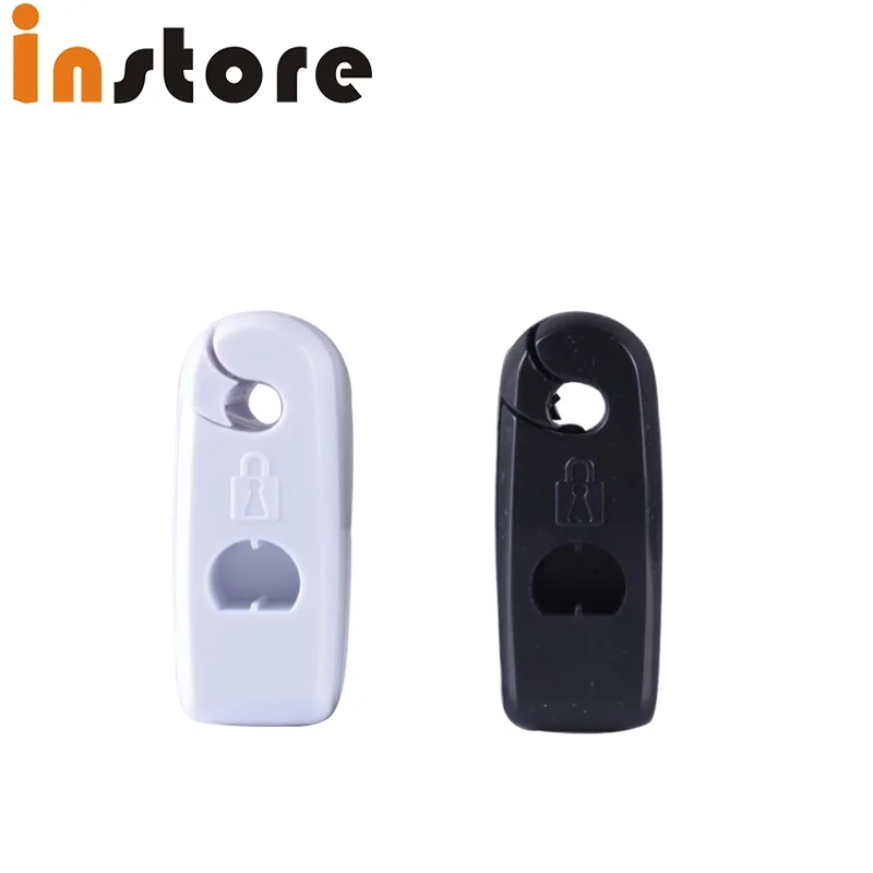 100x eas security stem hook lock supermarket/shop/gift shop exhibition display hook lock +1 magnetic lockpick key