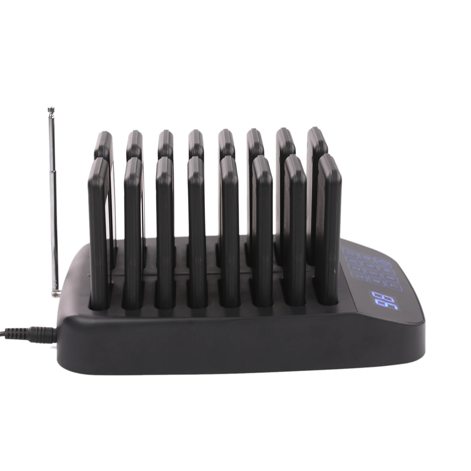 Wireless Restaurant Pager System Buzzer Calling System 16 Pagers For Food Truck Fast Food Court Bar Cafe Shop