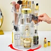 360 Rotating Makeup Organizer Fashion Spin Multi-Function Detachable Dressing Table Desktop Makeup Storage Rack Large Capacity 2