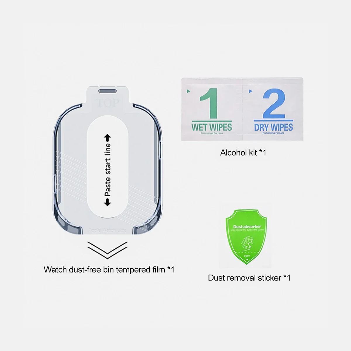 5팩 Apple Watch Ultra 2 49mm 스마트 액세서리 iwatch 49mm용 고화질 9H 강화 유리 Smartwatch 화면 보호기