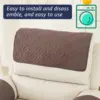 3/5Pcs Recliner Headrest Protector Soft Polyester Sofa Headrest Cover 22x15inch Anti Cat Scratching Sofa Protective Mat for Home 5