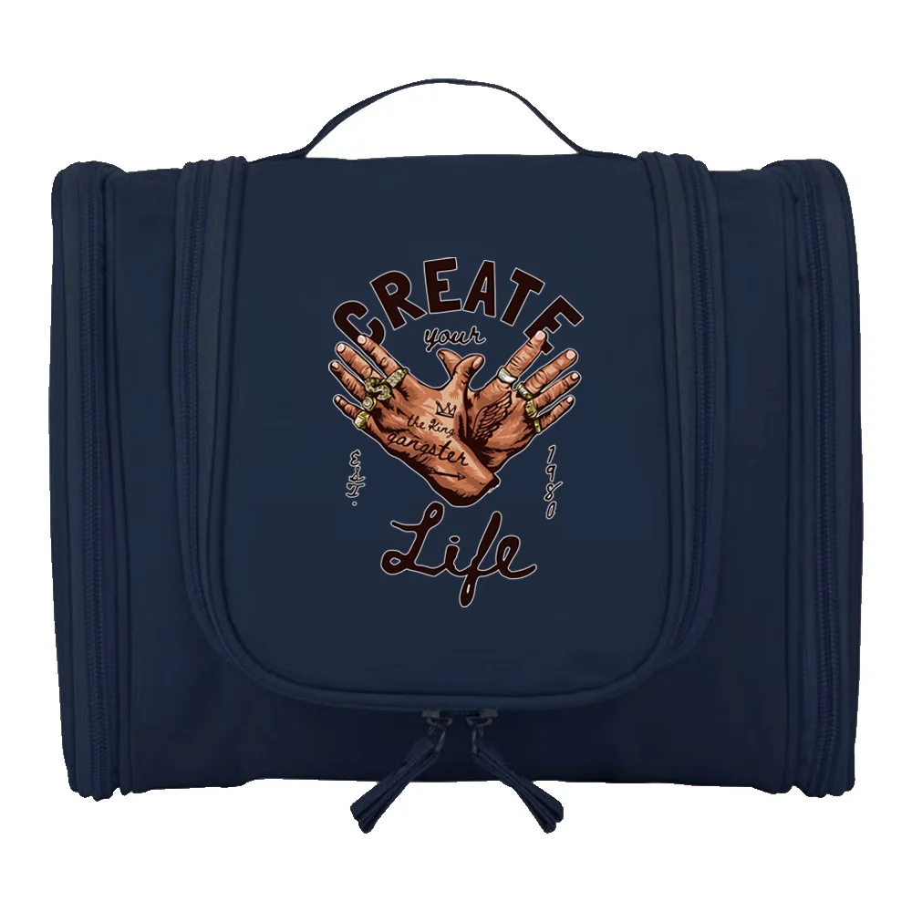 Hanging Travel Toiletry Bag - Portable Cosmetic and Makeup Organizer