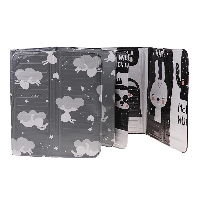 Kitchen Cooker Shield Aluminum Foldable Baffle Plate Kitchen Frying Pan Gas Stove Oil Splash Protection Screen