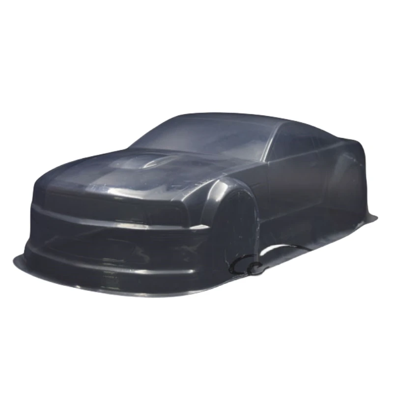 1:10 Ford Mustang Clear Body Shell, 200Mm X 260Mm On-Road Rc Drift Tamiya Chassis Tt01 Tt02