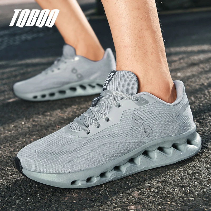 أحذية جري خفيفة الوزن للرجال مضادة للانزلاق ومبطنة...