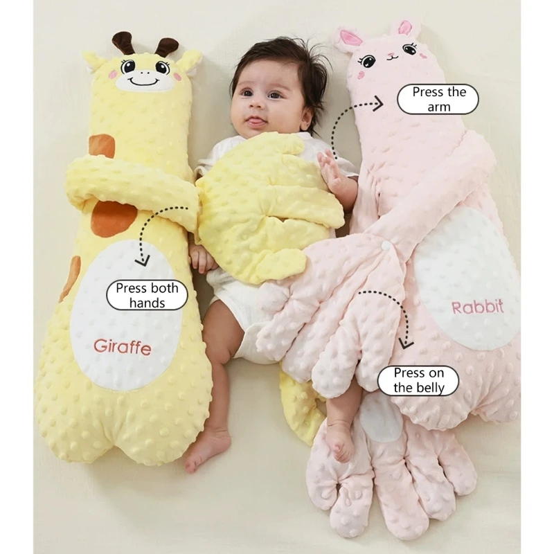 Toddler Sleep Companion Mood Soothing Hand Pillow Toy Moisture Resistant Filling for Cribs Strollers and Travel Use 4