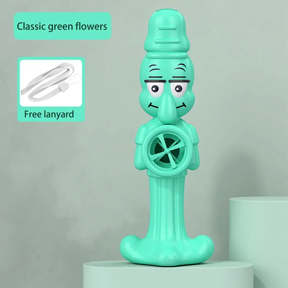 문어 모양 Kazoo 플루트 끈 재사용 가능한 뮤지컬 휘파람 장난감 경량 플라스틱 악기 소년 소녀 선물
