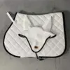 Engli Sle  Riding Saddle Pad Set  Equipment Sweat Pad Ear Cover TNS Equestrian Supplies for ba Riding 3