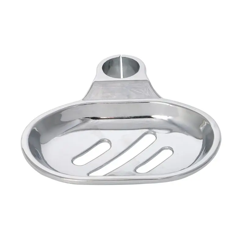 Shower Rod Holder Practical Shower for Head Holding Rod with Soap Box Adjustable Stainless Steel Lifting Rod Bathroom Supplies