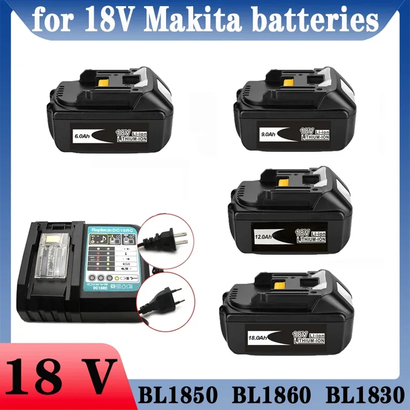 

Аккумуляторная батарея BL1850 для Makita, литий-ионная батарея 18 в, подходит для электроинструментов Makita BL1860, BL1830, LXT400