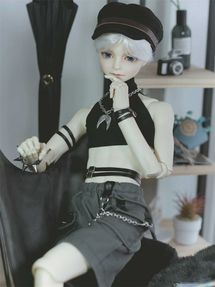 BJD Doll Clothes Top Shorts for 1/3 1/4 1/6 BJD MSD YOSD Doll Fashion Suit Pants Doll Clothing Accessories (Excluding Dolls)