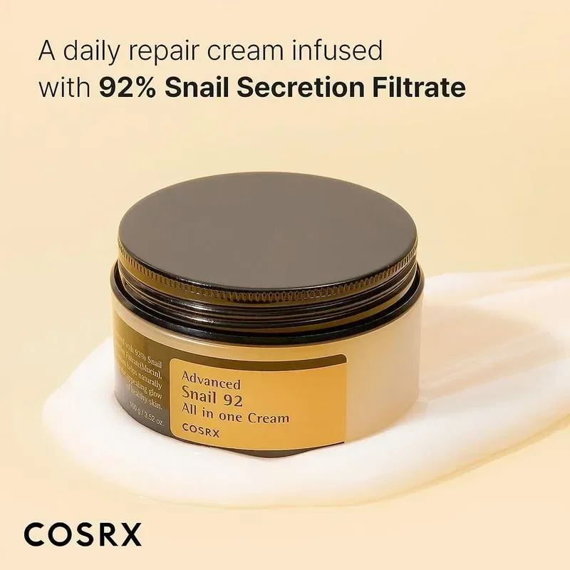 100g Advanced Snail Mucin 92% Snail Secretion Filtrate Power Repair All In One Cream Brightening Facial Cream Korean Skincare 2