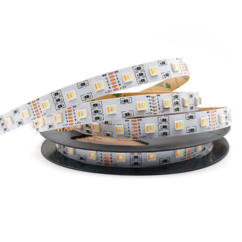 12V RGBWWW 5-IN-1 SMD5050 LED Strip 60 leds/m