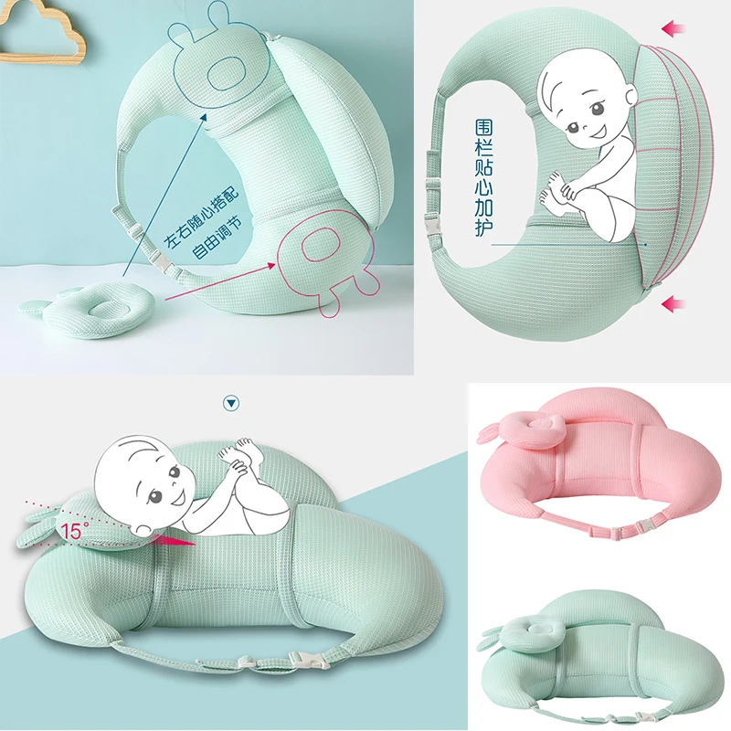 Newborn Nursing Breastfeeding Pillow Multifunction Soft Cotton Waist Support U-shaped Cushion Pregnancy Women Backrest Pillow