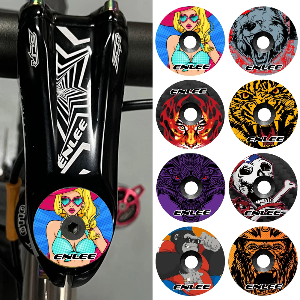 Carbon Fiber Headset Cap Cover Carbon Fiber Stem Headset Cap 8