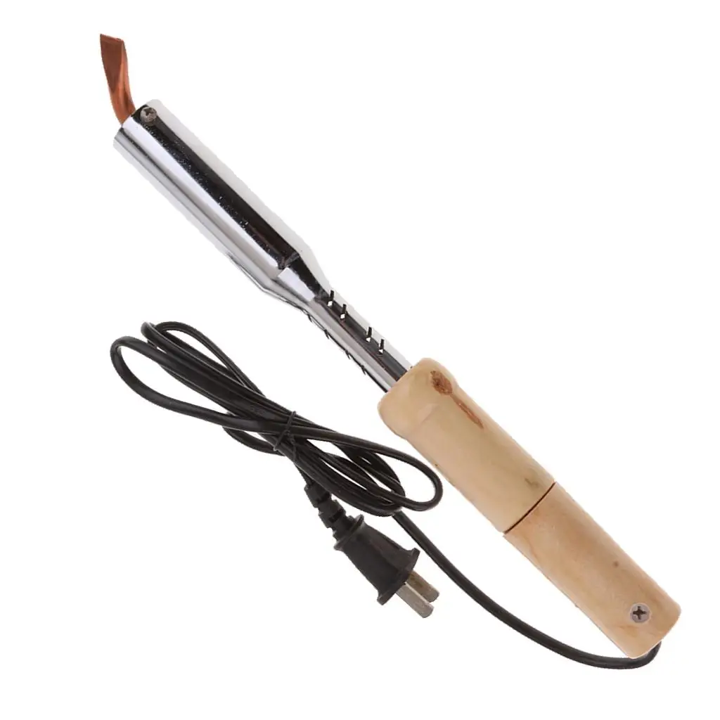 

High Power Electric Soldering Iron with Wooden Handle Welding Tool - 100W