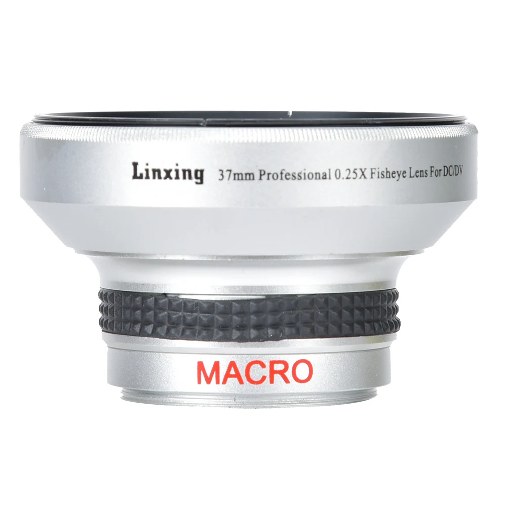37 mm 0,25 x Fisheye-Zusatzsilber, starke Anwendbarkeit, Fisheye-Objektiv, Kamera, Silber, für Fotografen, Geschenk, Kamerazubehör – Detail 12