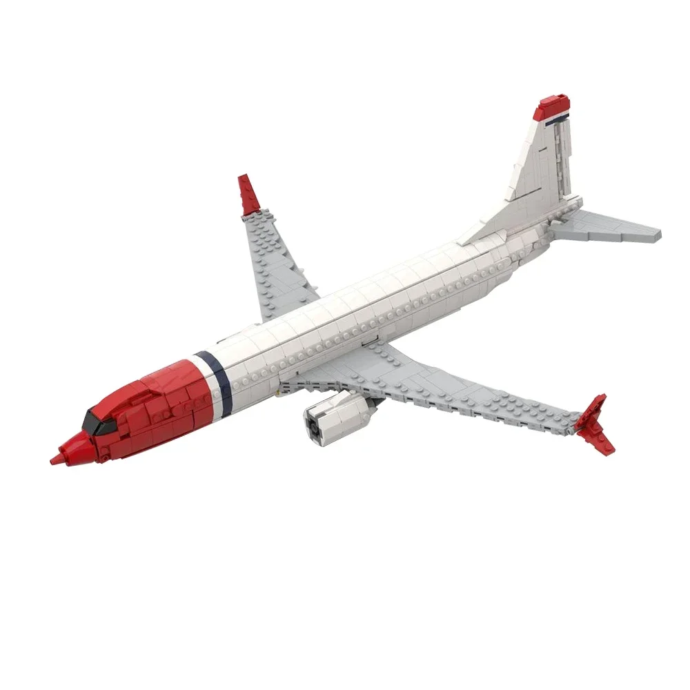 

Aerospace Series MOC Boeing 737 – Norwegian Air Shuttle Building Block Model Set Originality DIY Children's Toys Birthday Gifts