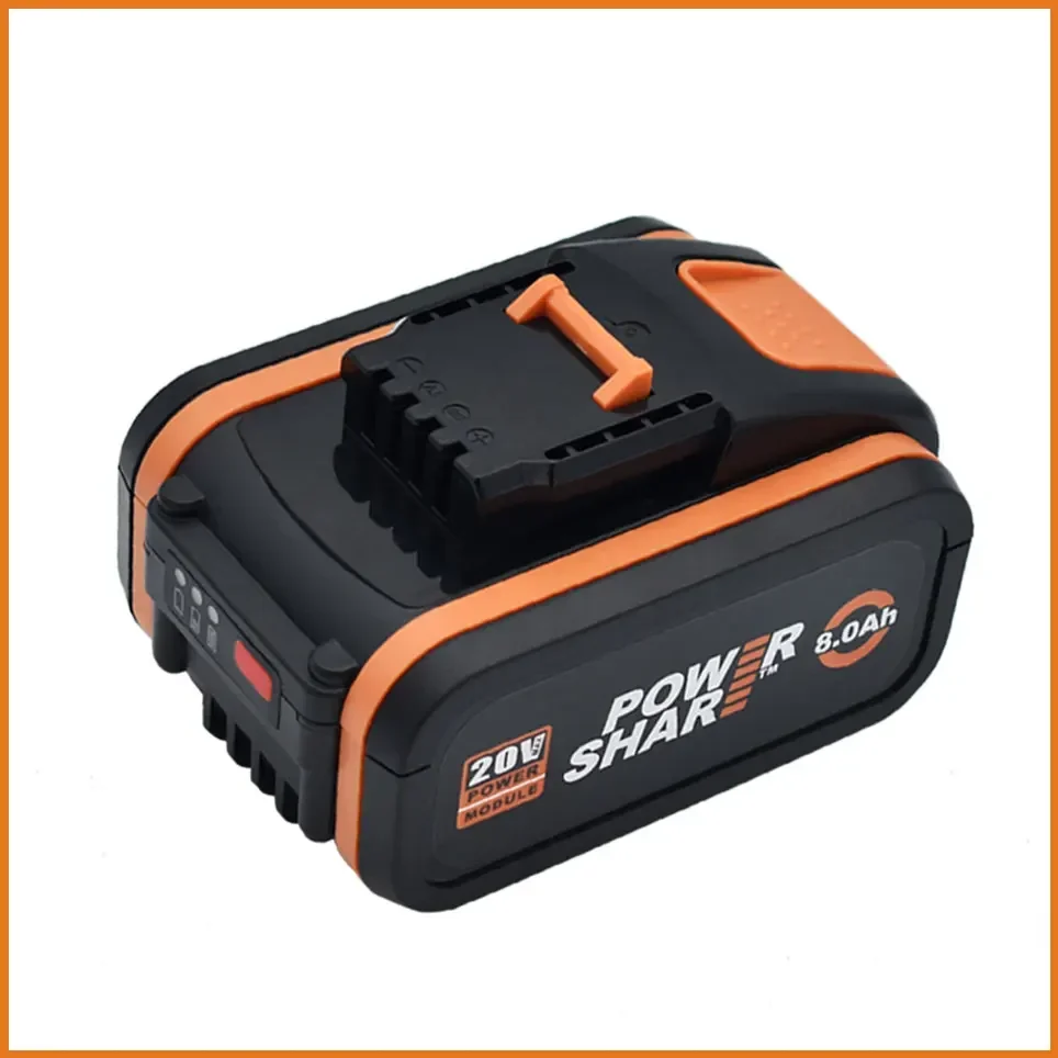 Rechargeable Battery For worx 20V 8.0Ah Lithium battery WA3553 WA3551 WA3553.1 WA3570 for All WORX Electric and Garden Tools