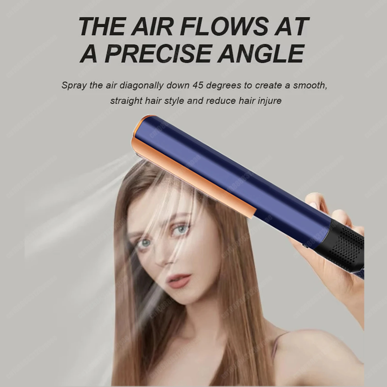 2IN1 Cold/Hot Air Straightener with LCD Display Hair Straightener & Hair Dryer Styling Ions Iron Styling hair dryer hair styler air hair styler hair styling set