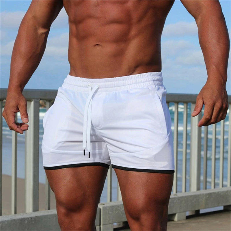 Summer New Fitness Shorts Fashion Breathable Quick-Drying Gyms Bodybuilding Joggers Shorts Slim Fit Shorts Camouflage Sweatpants 4