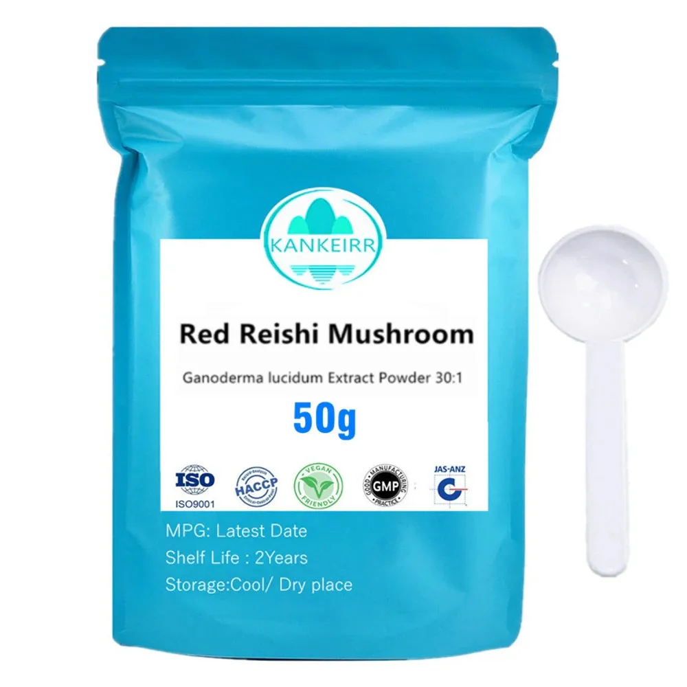 50-1000G Vendita Calda Rosso Reishi 30:1,Ganoderma Lucidum