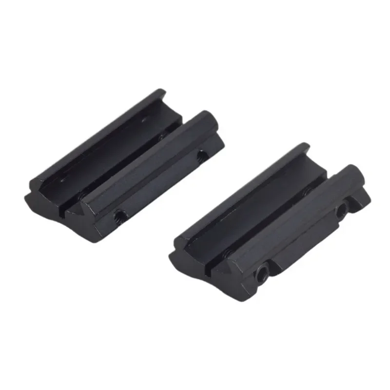 Weaver Picatinny Adapter 11mm Dovetail 2Pcs CNC Aluminum Mount Base 9.5mm-10mm Mini Clamp Red Dot Sight Converter scope mount adapter,sling swivel adapter,picatinny rail accessories,rail adapter,tactical sling adapter,sling adapter,sling attachment adapter,threaded adapter