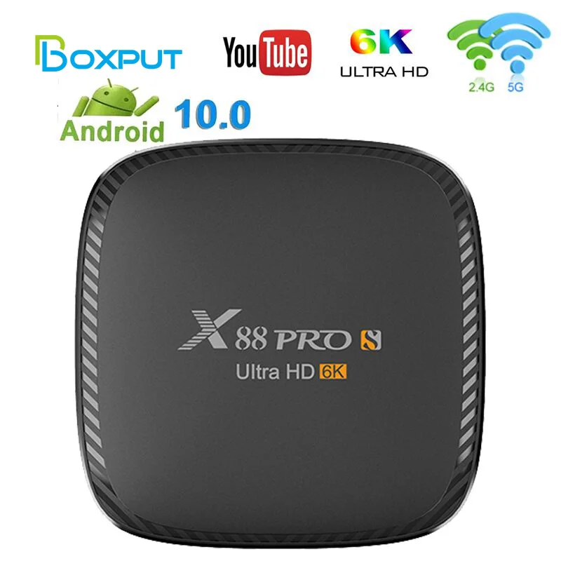 X88 Pro S Allwinner H616 Поддержка IPTV/Google плееров/YouTube/Netflix smart set-top box 2.4 5G Dual WIFi 6K HD Android 10 0 tvbox |