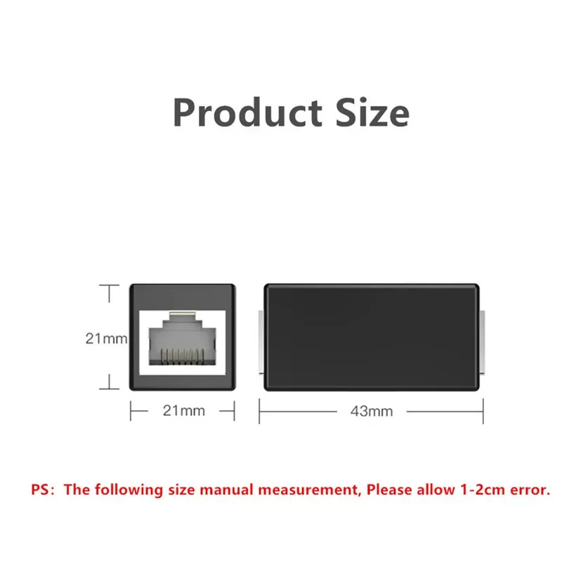 Set 4 Adattatori RJ45 Cat7 Femmina-Femmina - Prolunga Cavo Ethernet Fino A 10 Gigabit - Foto 10