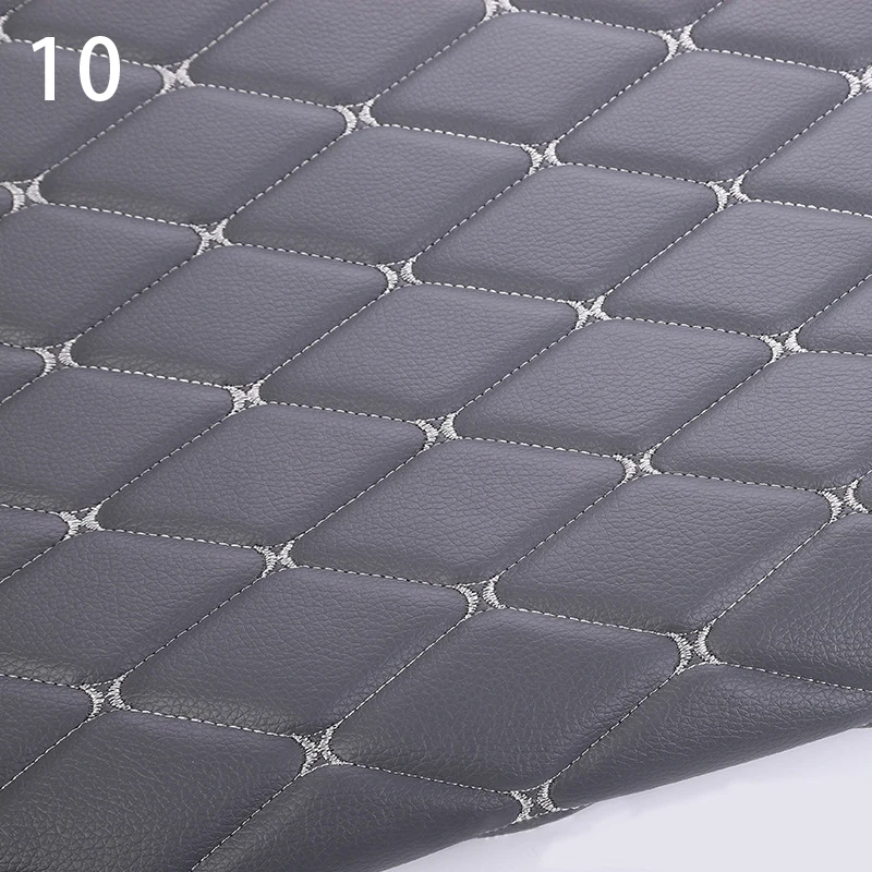 Luxurious Quilted Faux Leather Fabric for Interior Décor and Upholstery