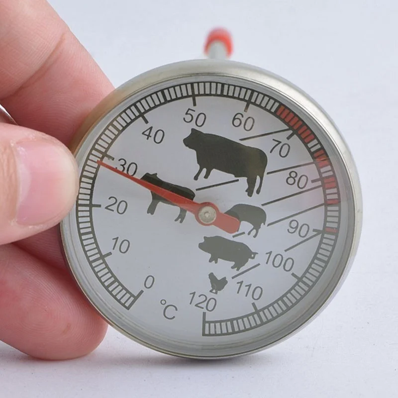 Stainless Steel Pocket Probe Thermometer Gauge For BBQ Meat Food Kitchen Cooking images - 6