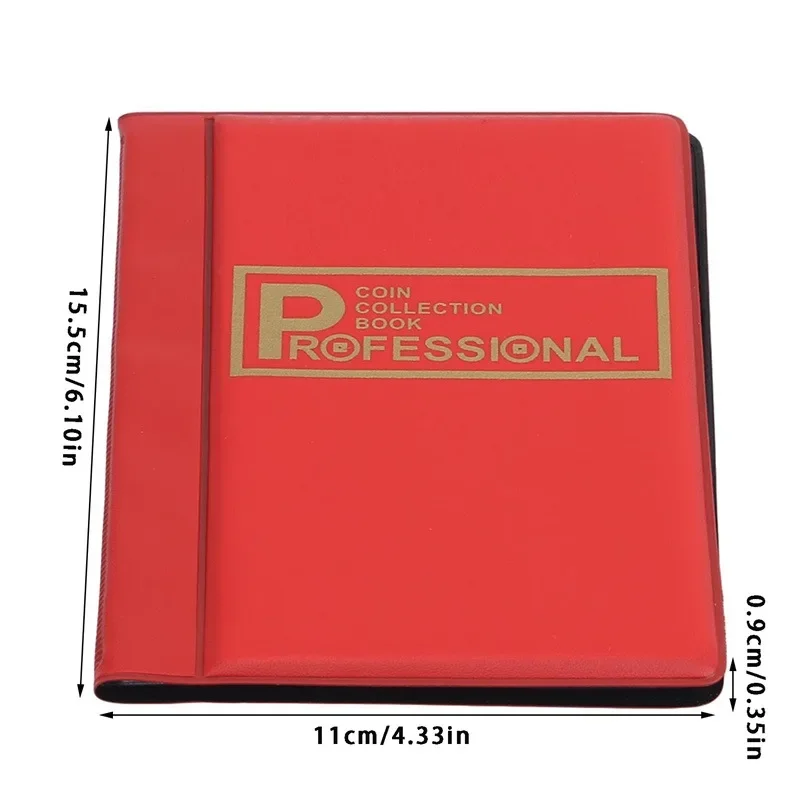 Coins Collection Album 480/120 Coins Storage Book Holders Collection Volume Folder Hold Multi-Color Empty