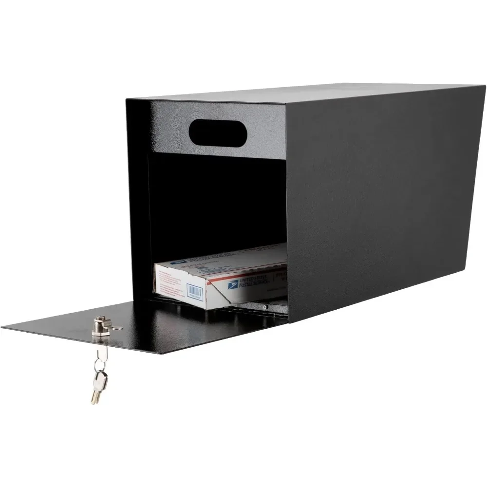 Locking Mailbox, Curbside Security Mailbox with Combination Lock, Post Mount Lockable Mailbox with Reflective Numbers 5