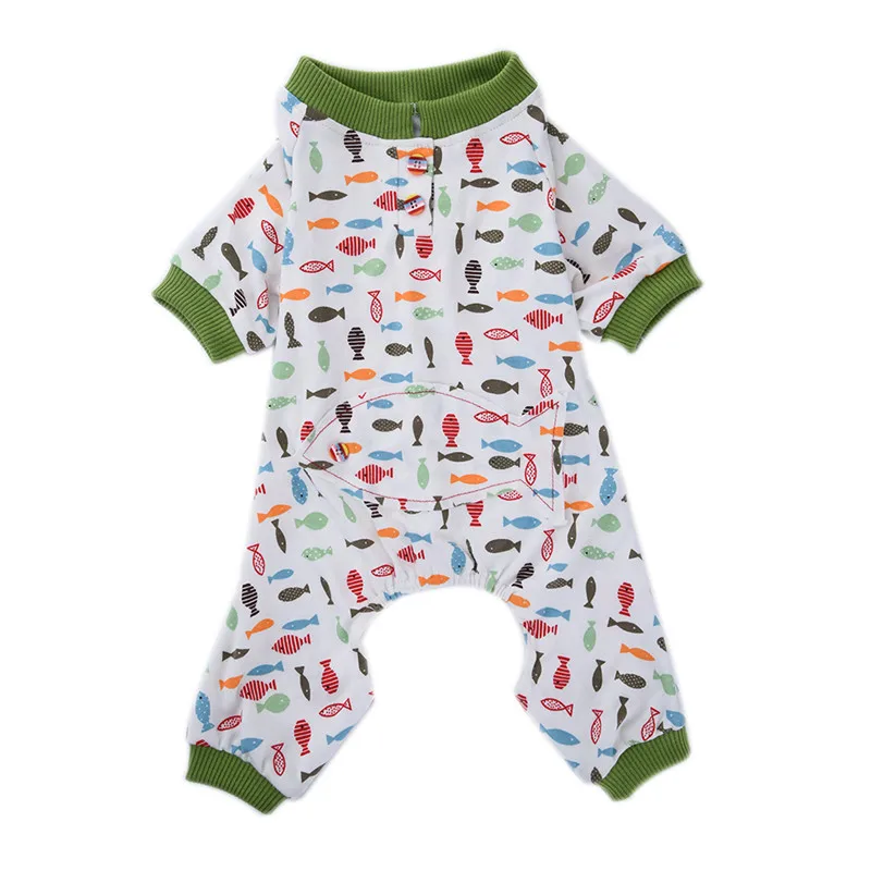 thumbnail image 1 of Pijamas para perros Ropa para mascotas para perros pequeños Pijama para gatos Mono para cachorros de perro para perros medianos Ropa de dormir Ropa abrigada Abrigo Yorkshir, 1 of 5