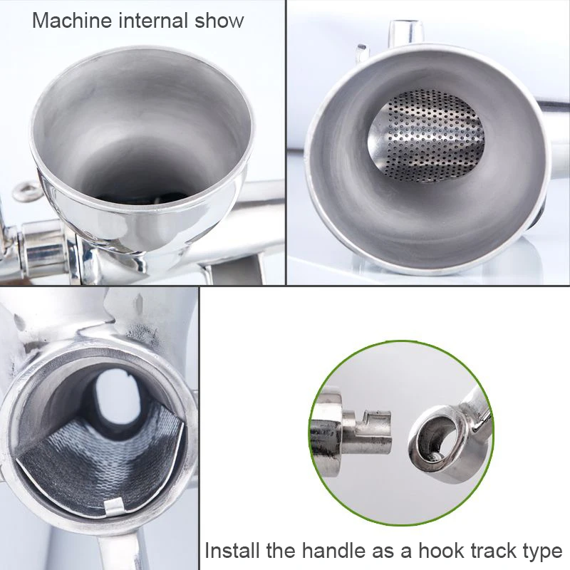 Stainless Steel Wheatgrass Juicer Auger Slow Squeezer Fruit Wheat Grass Vegetable Orange Juice Press Extractor Juicing Machine 4