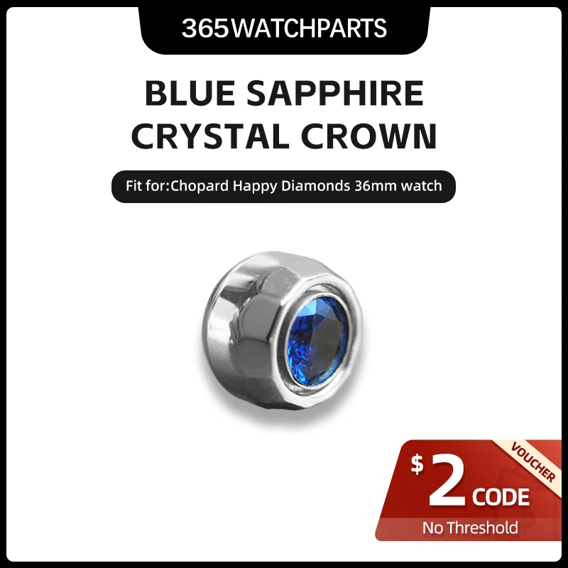 Orologio In Cristallo Zaffiro Da 6Mm In Acciaio Solido Con Manico A Corona Chopard Happy Diamonds Orologio Da 36Mm