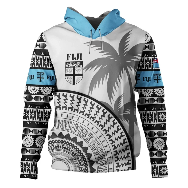 thumbnail image 1 of Nuevas sudaderas con capucha de Fiji Tapa Polynesian con estampado 3D para hombres, ropa de calle de moda, sudaderas con capucha de manga larga, ropa con capucha, 1 of 5