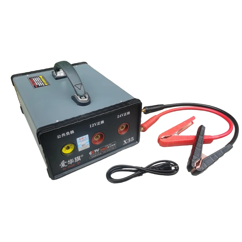 Car jump starter 12V/24V 420000mAh, a sturdy and durable electric starting device that can start any vehicle - 4