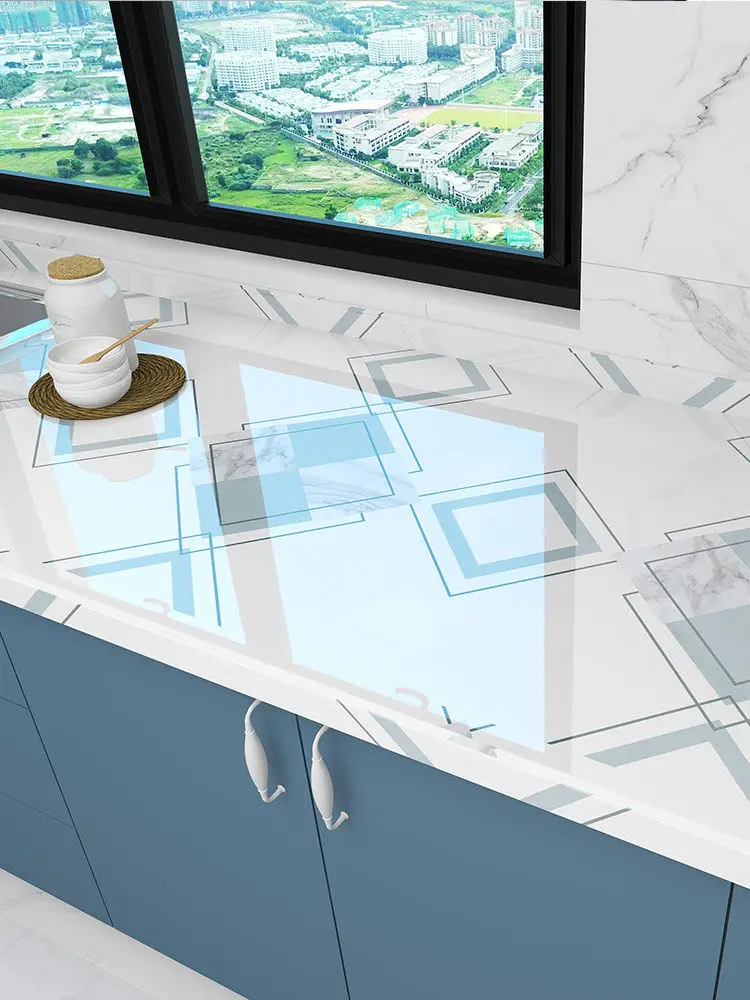 Modelado, Armários De Cozinha, À Prova De Óleo, Desktop Decor Adesivos